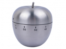 Apple Shape Stainless Steel 0-60 Minutes Timer